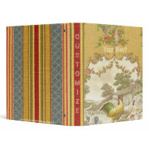 Vintage French Country Roosters Avery Binder