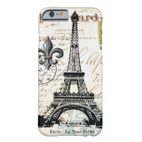 Vintage French Eiffel Tower iPhone 6 case