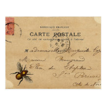 Vintage French Ephemera Postcard