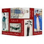 Vintage French Fashion Vinyl Binders