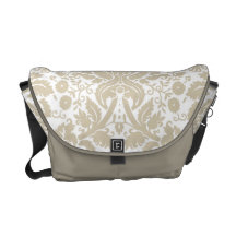 Vintage french floral art nouveau pattern 2 courier bags