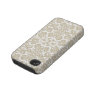 Vintage french floral art nouveau pattern iphone 4 tough cases Vintage french floral art nouveau pattern iphone 4 tough cases