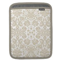 Vintage french floral art nouveau pattern sleeve for iPads