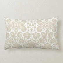 Vintage french floral art nouveau pattern throw pillow