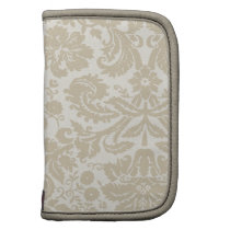Vintage french floral art nouveau pattern folio planner