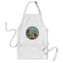 Vintage French Fruit Label aprons by FRUITLOOPY Vintage French Fruit Label aprons
