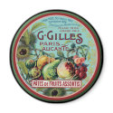 Vintage French Fruit Label magnets by FRUITLOOPY Vintage French Fruit Label magnets