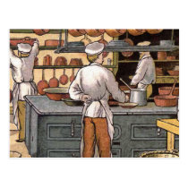 "Vintage French Kitchen" postcards