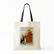 Vintage French Milk Ad Tote Bag