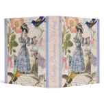 Vintage French Romantic Feminine Collage Binders