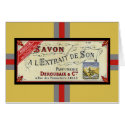 Vintage French Soap Card