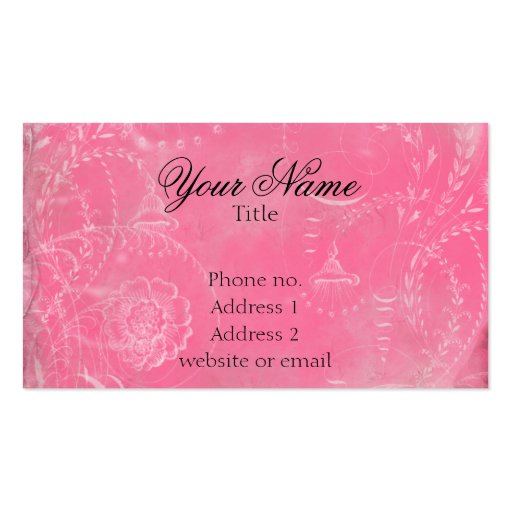 Vintage French Toile Custom Colors Business Card