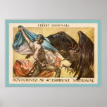 Vintage French World War 1 Poster posters