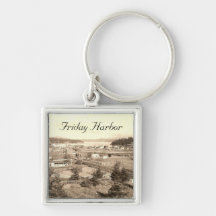 Vintage Friday Harbor Keychains