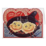 Vintage Fried Eggs Valentine's Day Greeting Card
