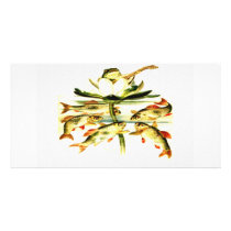 Vintage Frog Custom Photo Card