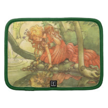 Vintage Frog Prince; Princess and Her Reflection Organizers