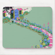 Vintage Front Walk mousepad