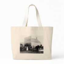 Vintage Frontier Town 3 Tote Bags