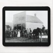 Vintage Frontier Town 3 Mouse Pad