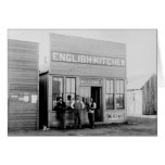 Vintage Frontier Town 4 Greeting Cards
