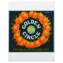 Vintage Fruit Crate Label Flyers