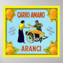 Vintage Fruit Crate Label Print