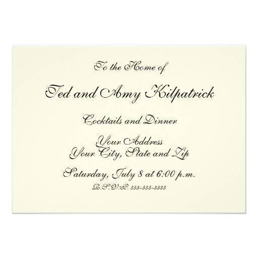 Vintage Fruit Insects Bee Butterfly Caterpillar Personalized Invites