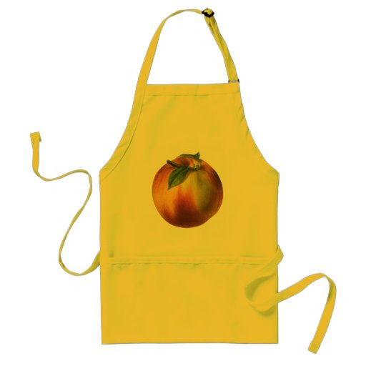Vintage Fruit; Peach Aprons