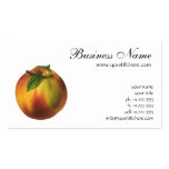 Vintage Fruit; Peach Business Card
