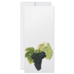 Vintage Fruit; Red Wine Grapes Custom Rack Cards