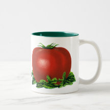 Vintage Fruits and Vegetables; Red Ripe Tomato Coffee Mug