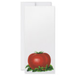 Vintage Fruits and Vegetables; Red Ripe Tomato Rack Card Design