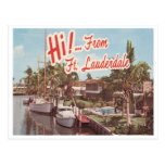 Vintage Ft. Lauderdale Post Card