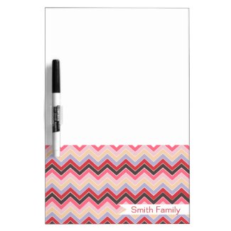 Vintage Fun {chevron pattern} Dry-erase Board