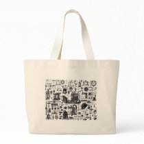 VINTAGE GADGETS CANVAS BAG