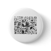 VINTAGE GADGETS PINBACK BUTTON