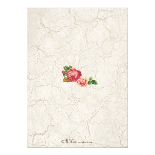 Vintage Garden Baby Shower Invitation