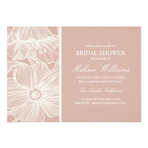 VINTAGE GARDEN | BRIDAL SHOWER INVITATION