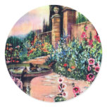 public domain, vintage garden rain, vintage art,