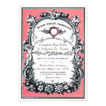 Vintage Garden Wedding Invitations invitations