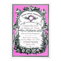 Vintage Garden Wedding Invitations invitations