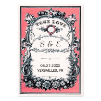 Vintage Garden Wedding Place Cards business cards
