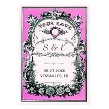 Vintage Garden Wedding Place Cards Business Card Template