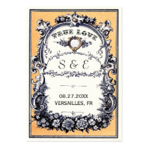 Vintage Garden Wedding Place Cards business cards