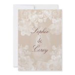Vintage Gardenia Wedding Invitation