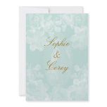Vintage Gardenia Wedding Invitation