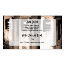Vintage Gasoline Pumps Business Card Templates