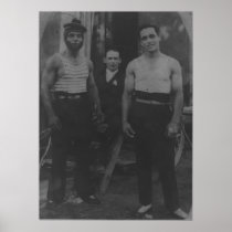 Vintage Gay interest muscular circus acrobats Posters