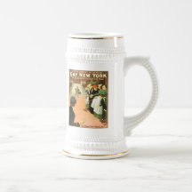 Vintage Gay New York Theater Poster Coffee Mugs